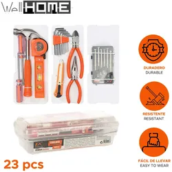 WellHome - Werkzeugkasten mit 23 Teilen