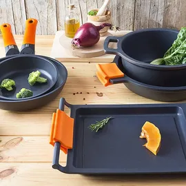 Pinti Inox Efficient Kochtopf 24 cm orange