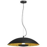 LINDBY Emilienne Pendelleuchte Black/Gold / Wohnzimmer