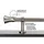 deco-raum Gardinenstange nach Maß 1-Lauf Kegel Ø 25mm edelstahl-optik 450cm