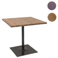 Mendler Bistrotisch HWC-H10, Bartisch Thekentisch, Industrial Gastronomie Ulme Holz