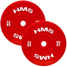 OEM TPP Hantelscheibe Olympische Hantelscheibe 2 x 2,5 kg rot