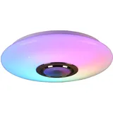 Trio Realtiy LED Deckenleuchte Musica RGB-Farbwechsel, Bluetooth-Lautsprecher