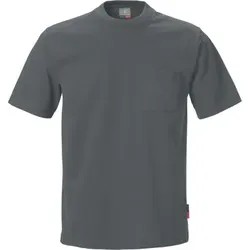 T-Shirt 7391, dunkelgrau, Größe L - grau - L