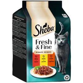 Sheba Fresh & Fine Rind, Huhn, Lamm 6 x 50 g