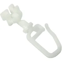 GARDINIA Drehgleiter für 6 mm Laufkanal Weiß 20-er Pack