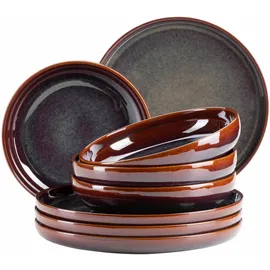 Mäser Elina Uno Tafelservice 8-tlg. braun