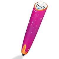 Skin kompatibel mit Ravensburger Tiptoi Stift mit Aufnahmefunktion Folie Sticker Sterne pink Glitzer Look
