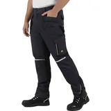 BWOLF Drift Ice Arbeitshosen Männer Winter Arbeitshose Herren Winter Wasserdicht, Kälte- Und Winddich mit reflektierenden Elementen (DE/NL/SE/PL, Alphanumerisch, L, Regular, Regular, Blau) - L