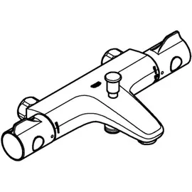 Grohe Grohtherm 800 - Thermostat-Badewannenarmatur, Chrom 34756000