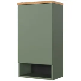 Vicco Hängeschrank Eden, Grün/Artisan, 40 x 77.5 cm, viel Stauraum für Badutensilien