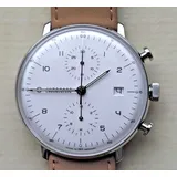 JUNGHANS Herren Uhr Max Bill Chronoscope   Ref. 27/4502.02   NEU FULL SET