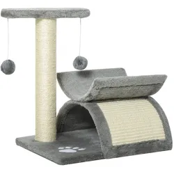 PawHut Katzenkratzbaum mit Ball 40 x 30 x 43 cm (LxBxH)