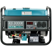 Könner & Söhnen KS 3000E Stromerzeuger Generator Benzin Notstromaggregat 3000 Watt mit E-Start