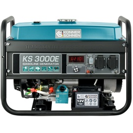 Könner & Söhnen KS 3000E Stromerzeuger Generator Benzin Notstromaggregat 3000 Watt mit E-Start