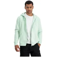 Alpha Industries Basic Zip Hoody SL Kapuzensweat für Herren Mint