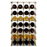 Proregal Weinregal Natur Holz, Kiefer, Rechteckig, 42.5x72.5x24.5 cm, Wohnzimmer, Regale, Weinregale