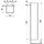 Laufen Lani Hochschrank 35,3 x 165,0 x 33,5 cm Weiß Glas/MDF