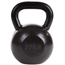 Sport-Thieme Kettlebell 32 kg Gewichtheben Unisex Schwarz