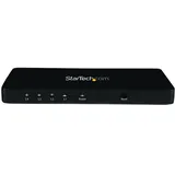 Startech 4k Video Splitter - 1x4 HDMI Verteiler mit Aluminiumgehäuse - 4k @ 30 Hz - 4 fach Ultra HD 1080p HDMI Switch Box