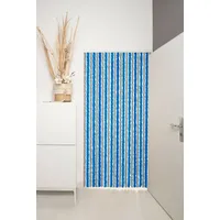 Explorer Flauschvorhangsilber blau/silber 100 x 200 cm