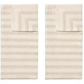 Broste Copenhagen Geschirrtuch Karl 50x70cm 2er Set fungi grey