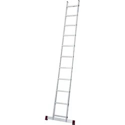 Anlegeleiter KRAUSE "Corda", grau (aluminiumfarben), B:70cm H:205cm L:310cm, Aluminium, Leitern, 11 Sprossen