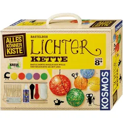 KOSMOS - Lichterkette - Bastle bunte Kugeln aus Wolle und beleuchte sie mit LEDs