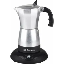 Orbegozo Kaffeekanne 300 ml 6 Tassen Schwarz/Silber