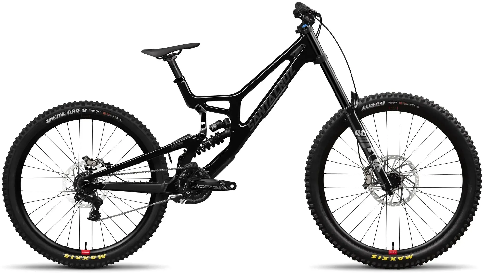 Santa Cruz V10 8 CC S Gloss Black Sparkle 2025 XL