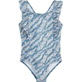Playshoes Badeanzug "Uv-Schutz Badeanzug Blümchen" in Blau | Gr.: 86/92