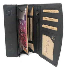 pedro Natural Geldbörse Damen schwarz