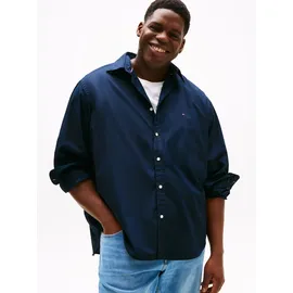 Tommy Hilfiger Big & Tall Langarmhemd Blau 4XL