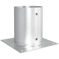 vidaXL Runder Bodenanker 18 x 18 x 15 cm 12 Stück