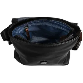 Bugatti Corso DeLuxe Umhängetasche Leder 21 cm schwarz