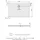 Hoesch Muna 140x90x3cm, steingrau, Soliq., AR