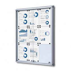 Showdown® Displays Schaukasten SL alu 9x DIN A4