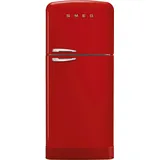 Smeg FAB50RRD5 Retro-Kühl-Gefrierkombination (400 l, 1921 mm hoch, Rot)