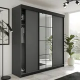 kier furniture Schiebetürenschrank Lamaro 200 x 205 x 59 cm Graphit