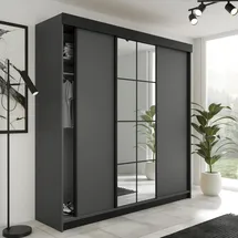kier furniture Schiebetürenschrank Lamaro 200 x 205 x 59 cm Graphit