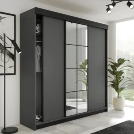 kier furniture Schiebetürenschrank Lamaro 200 x 205 x 59 cm Graphit