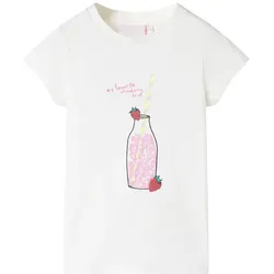 Kinder-T-Shirt Ecru 140