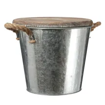 MARELIDA XL Duftkerze Citronella im Metalleimer mit Deckel 3-Docht