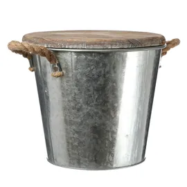 MARELIDA XL Duftkerze Citronella im Metalleimer mit Deckel 3-Docht