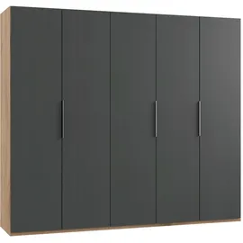 MID.YOU Drehtürenschrank Level 36A 250 x 216 x 58 cm Graphit