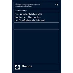 Die Anwendbarkeit des deutschen Strafrechts bei Straftaten via Internet, Fachbücher