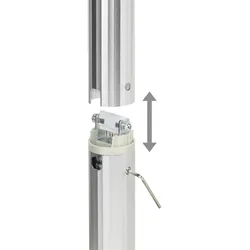 SpeaKa Professional Projector Beamer-Deckenhalterung Neigbar, Drehbar Boden-/Deckenabstan SP-4909560