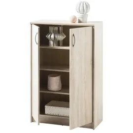 Stella Trading Kommode 74 x 112 x 35 cm Eiche Sonoma / Braun
