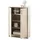 Stella Trading Kommode 74 x 112 x 35 cm Eiche Sonoma / Braun