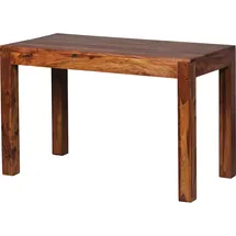 FineBuy Esstisch Esstisch 120 x 60 cm Sheesham Massivholz - Design Esszimmertisch für 4-6 Personen - Landhaus Küchentisch - Holztisch Massiv